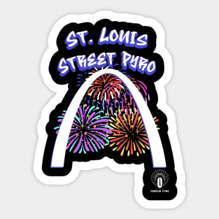 ST. LOUIS Street Pyro Sticker